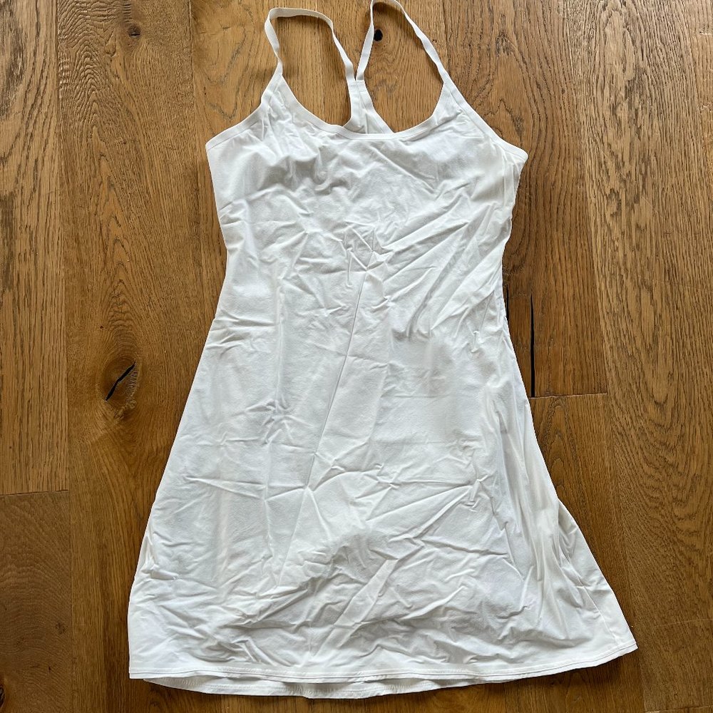 Outdoor Voices Exercise Dress in White, size S